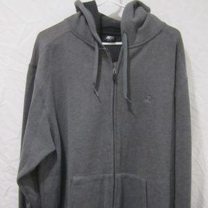 STARTER MEN'S FULL ZIP HOODED SWEATSHIRT HOODIE